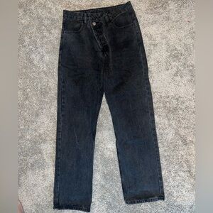 Et Clet cross button black jeans, Size S
